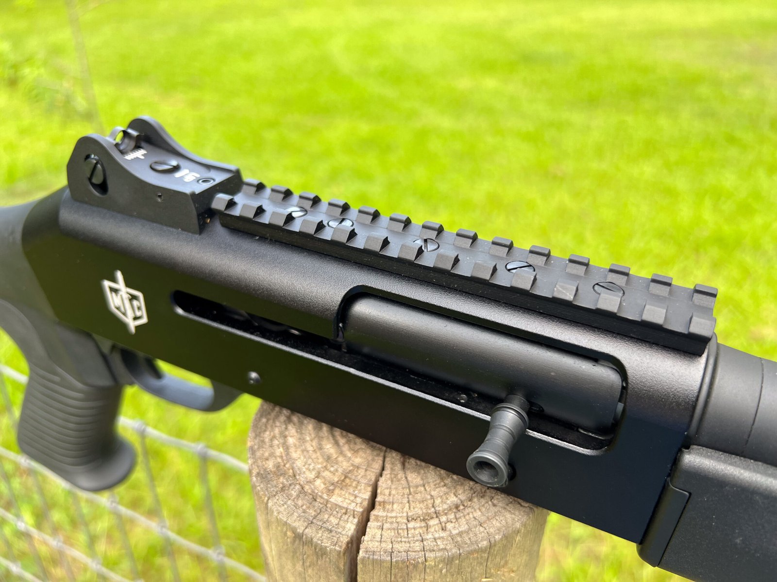The receiver with Picatinny rail