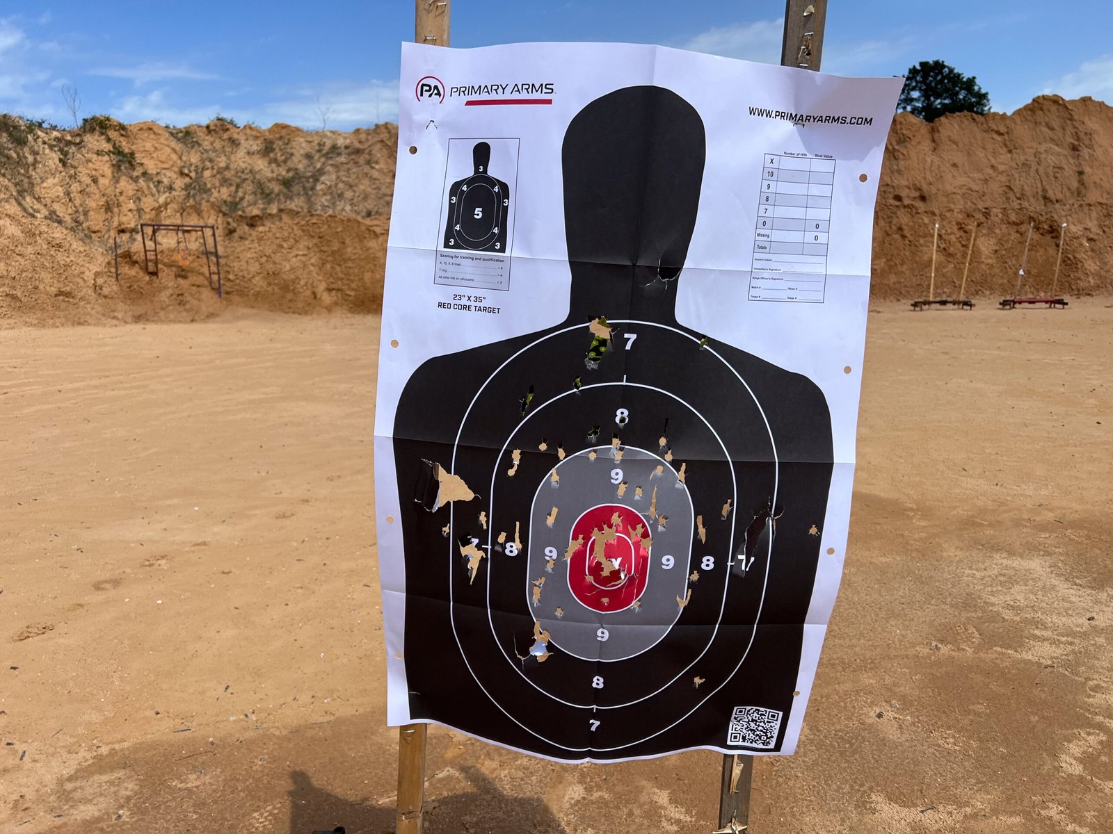 Target that has been shot