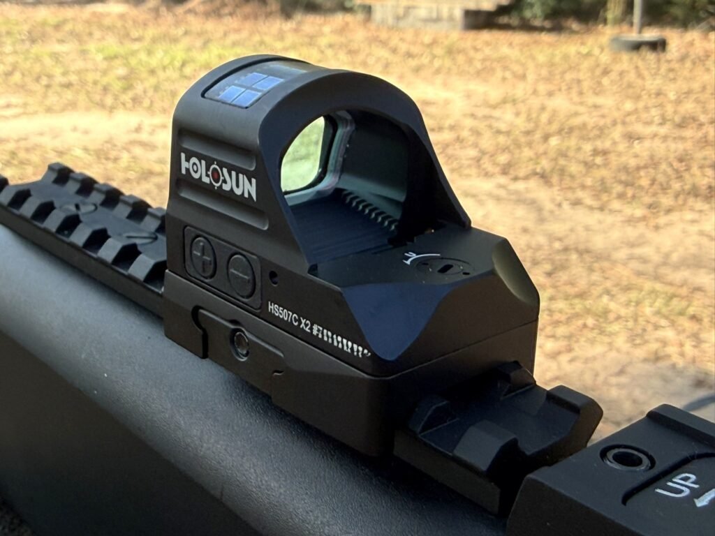 Side button on the Holosun 507C X2