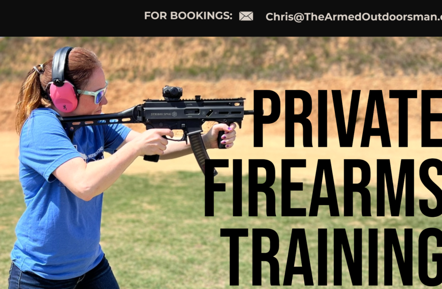 Private Firearms Training, With Certified Instructor, Now Available in Northeast Houston!